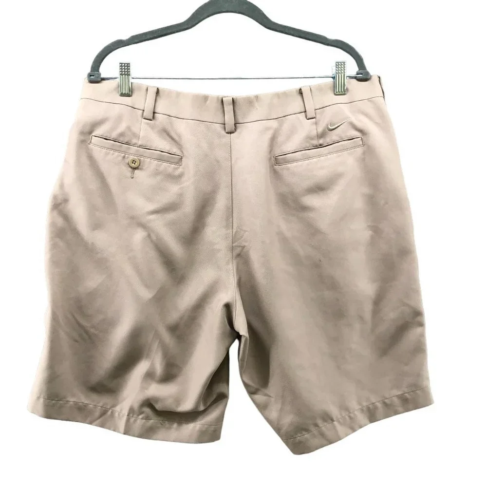 Nike Golf Shorts Mens 36 Beige Pleated Front‎ 10